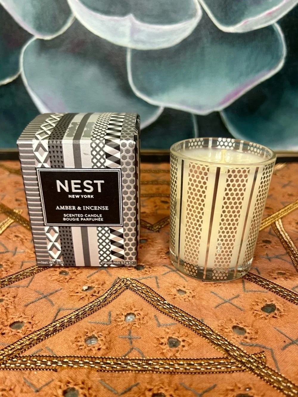 NEST Amber & Incense Votive Candle